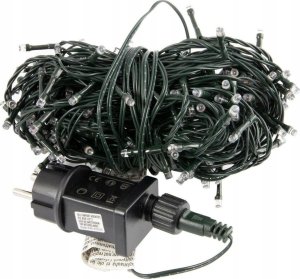Lampki choinkowe Christmas decoration LAMPKI CHOINKOWE ŁAŃCUCH ŚWIETLNY 120 LED TIMER ZIMNY BIAŁY 2