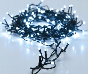 Lampki choinkowe Christmas decoration LAMPKI CHOINKOWE ŁAŃCUCH ŚWIETLNY 120 LED TIMER ZIMNY BIAŁY 6