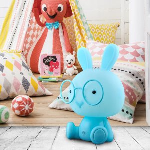 Sanico Lampka nocna Goldlux Królik niebieski akumulator+ przewód USB-C 14