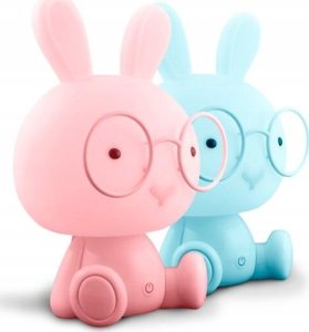 Sanico Lampka nocna Goldlux Królik niebieski akumulator+ przewód USB-C 17