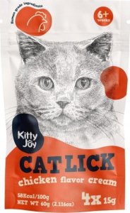 Kitty Joy Kitty Joy Cat Lick Kurczak Cream 4x15g 1