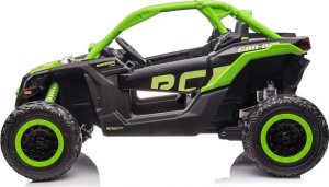 Lean Cars Auto Na Akumulator Buggy Can-am RS DK-CA001 Zielone 4x4 3