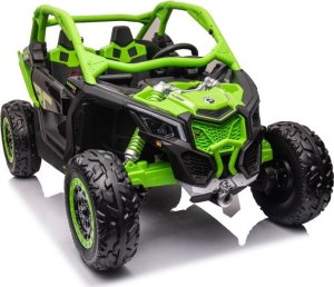 Lean Cars Auto Na Akumulator Buggy Can-am RS DK-CA001 Zielone 4x4 6