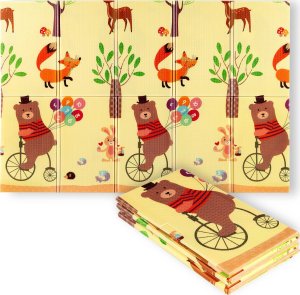 NILS Fun MD05 MATA DZIECIĘCA SKŁADANA FOREST 190x150CM NILS FUN 2