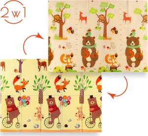 NILS Fun MD05 MATA DZIECIĘCA SKŁADANA FOREST 190x150CM NILS FUN 4