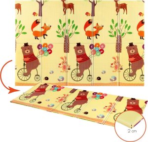 NILS Fun MD05 MATA DZIECIĘCA SKŁADANA FOREST 190x150CM NILS FUN 5