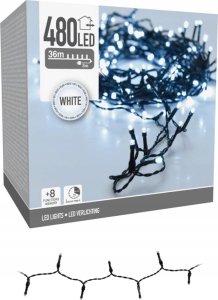 Lampki choinkowe Christmas decoration LAMPKI CHOINKOWE ŁAŃCUCH ŚWIETLNY 480 LED TIMER ZIMNY BIAŁY 2