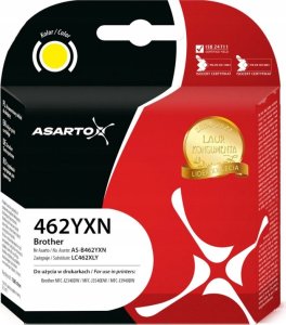 Tusz Asarto Tusz Asarto do Brother 462YXN | LC462XLY | 1500 str. | yellow 1