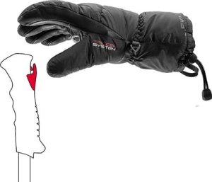 Leki Rękawice Glace 3D Women Black 6.5 3