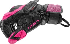 Leki LEKI RĘKAWICE WCR Venom SL 3D black-pink 6.5 2