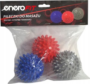 ENERO FIT PIŁECZKI JEŻYKI DO MASAŻU 7CM KPL 3SZT ENERO FIT 6