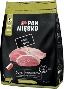 Pan Mięsko Karma sucha dla kota Indyk z gęsią S 0.4kg 1