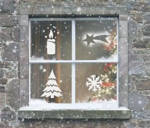 Christmas decoration SZTUCZNY ŚNIEG W SPRAYU OZDOBNY NA CHOINKĘ OKNO 300ML 3