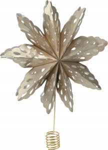 Christmas decoration CZUBEK CHOINKOWY GWIAZDA 30CM PAPIEROWA ZŁOTY 1