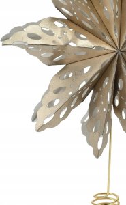 Christmas decoration CZUBEK CHOINKOWY GWIAZDA 30CM PAPIEROWA ZŁOTY 3