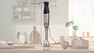 Blenda Bosch Bosch MSM6M8X1, Immersion blender, 1.25 L, 1.4 m, 1200 W, Stainless steel 2