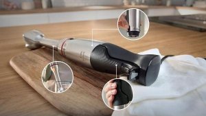 Blenda Bosch Bosch MSM6M8X1, Immersion blender, 1.25 L, 1.4 m, 1200 W, Stainless steel 3