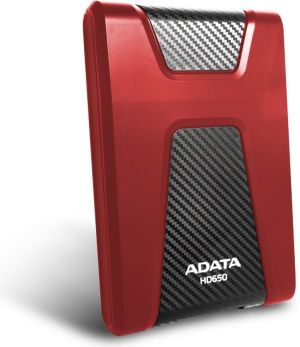Dysk zewnętrzny HDD ADATA HD650 2TB Czarno-czerwony (AHD650-2TU31-CRD) 2
