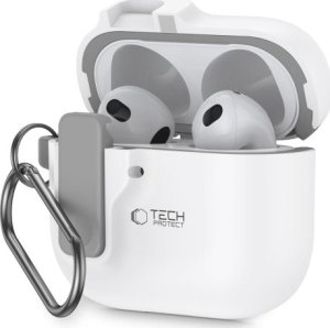 Tech-Protect TECH-PROTECT SLIM HOOK APPLE AIRPODS 4 WHITE 1