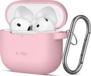Tech-Protect TECH-PROTECT SILICONE HOOK APPLE AIRPODS 4 DUSTY PINK 1