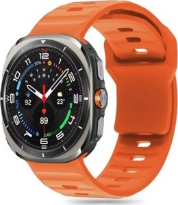 Tech-Protect TECH-PROTECT SILICONE LINE SAMSUNG GALAXY WATCH ULTRA (47 MM) ORANGE 1