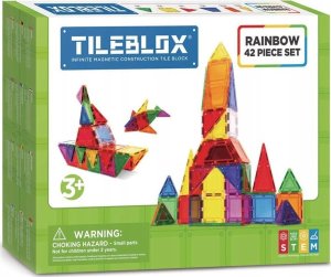 Magformers TILEBLOX ZESTAW TĘCZOWY 42 EL. 1