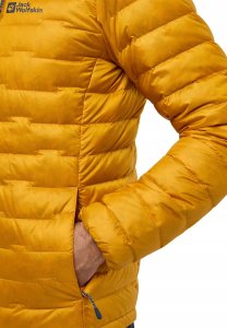 Kurtka męska Jack Wolfskin Jack Wolfskin Passamani Down Hoody M A61831-M0043 Pomarańczowe L 6