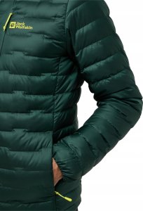 Kurtka męska Jack Wolfskin Jack Wolfskin Passamani Down Hoody M A61831-4161 Zielone L 8
