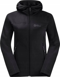 Jack Wolfskin Jack Wolfskin Hirschberg Hooded FZ W 1710871-6000 Czarne XS 1
