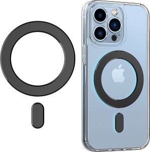 4kom.pl Blaszka magnetyczna uniwersalna Pierścień Uchwyt Magmat do MagSafe Magnetic Ring Black 9