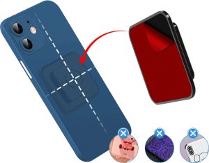 4kom.pl Opaska na rękę ramię na telefon do biegania sport uchwyt magnetyczny do telefonu TSA2 Armband czarny 4