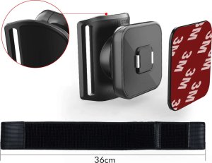 4kom.pl Opaska na rękę ramię na telefon do biegania sport uchwyt magnetyczny do telefonu TSA2 Armband czarny 5