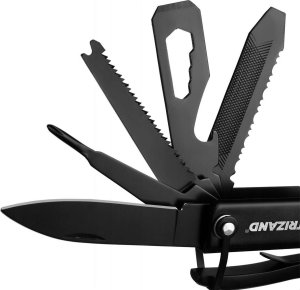 4kom.pl Narzędzie wielofunkcyjne Multitool 17w1 Siekiera siekierka Młotek Zestaw Wielofunkcyjny Survival + Etui pokrowiec Czarny 11