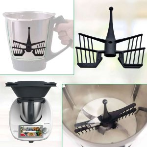 4kom.pl Motylek mieszadło trzepaczka do Thermomix TM6 TM5 TM Friend TM31 BPA do mieszania ubijania piany Butterfly Mixer 2