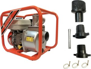 KASEI KASEI QGZ80-30-16 MOTOPOMPA POMPA STRAŻACKA SPALINOWA SZLAMOWA DO WODY BRUDNEJ CZYSTEJ WYSOKOWYDAJNA 3" 5KM 50000 l/h 5