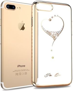 Kingxbar Etui do iPhone 7 Starry Sky Heart złoty (BRA005922) 1