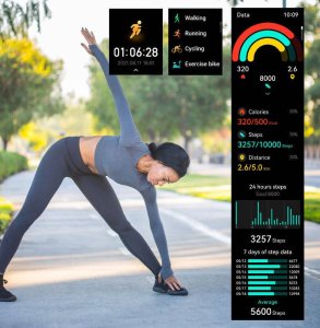 Smartwatch Rubicon SmartWatch Rubicon RNCF31 czarny BT Call rozmowy . 8