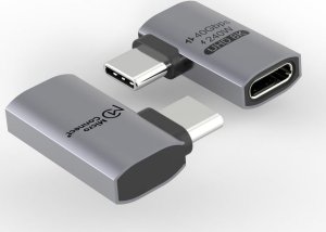 Adapter USB MicroConnect USB-C - USB-C Srebrny  (Premium USB4 Gen 3x2 USB-C) 4