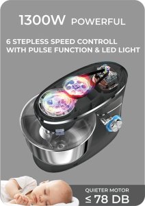 Robot planetarny Berlinger Haus MIKSER ROBOT PLANETARNY BERLINGER HAUS BH-9511 ANTRACIT 4