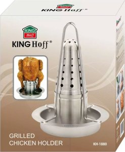 KingHoff STOJAK DO PIECZENIA KURCZAKA Z OCIEKACZEM I AROMATYZEREM KINGHOFF KH-1880 14