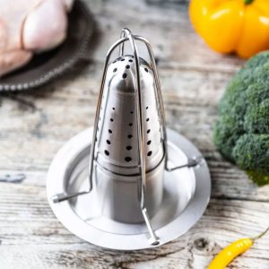 KingHoff STOJAK DO PIECZENIA KURCZAKA Z OCIEKACZEM I AROMATYZEREM KINGHOFF KH-1880 5