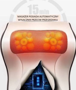Gordon PODUSZKA MASAŻER SHIATSU MASUJĄCA PLECY CIAŁO KARK 6