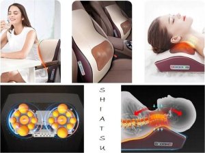 Gordon PODUSZKA MASAŻER SHIATSU MASUJĄCA PLECY CIAŁO KARK 7