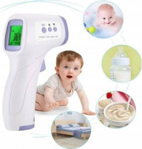 Termometr Gordon TERMOMETR BEZDOTYKOWY NA PODCZERWIEŃ LEKARSKI 7