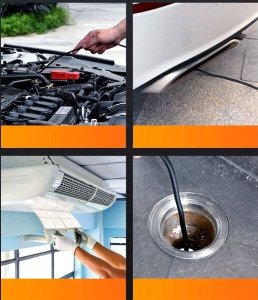 Luxury-Goods Kamera INSPEKCYJNA WARSZTATOWA ENDOSKOP 5M FULL HD LCD IPS do RUR SILNIKA 5