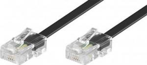 Goobay GOOBAY 10x ISDN modular cable 10 meter black RJ45 connector 8P4C to RJ45 connector 8P4C - 50257 1