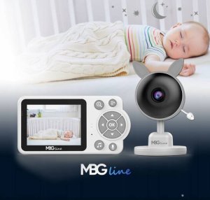 Niania Mbg Line Niania elektroniczna kamera na żywo tryb nocny LCD ZOOM bezprzewodowa 2