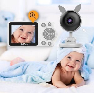 Niania Mbg Line Niania elektroniczna kamera na żywo tryb nocny LCD ZOOM bezprzewodowa 4