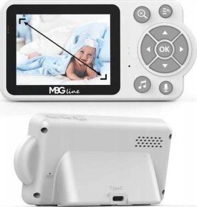 Niania Mbg Line Niania elektroniczna kamera na żywo tryb nocny LCD ZOOM bezprzewodowa 9