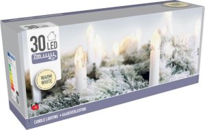 Lampki choinkowe Christmas Gifts Lampki choinkowe łańcuch świetlny świeczki 30 led ciepły biały 1